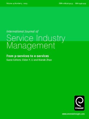 cover image of International Journal of Service Industry Management, Volume 14, Issue 5